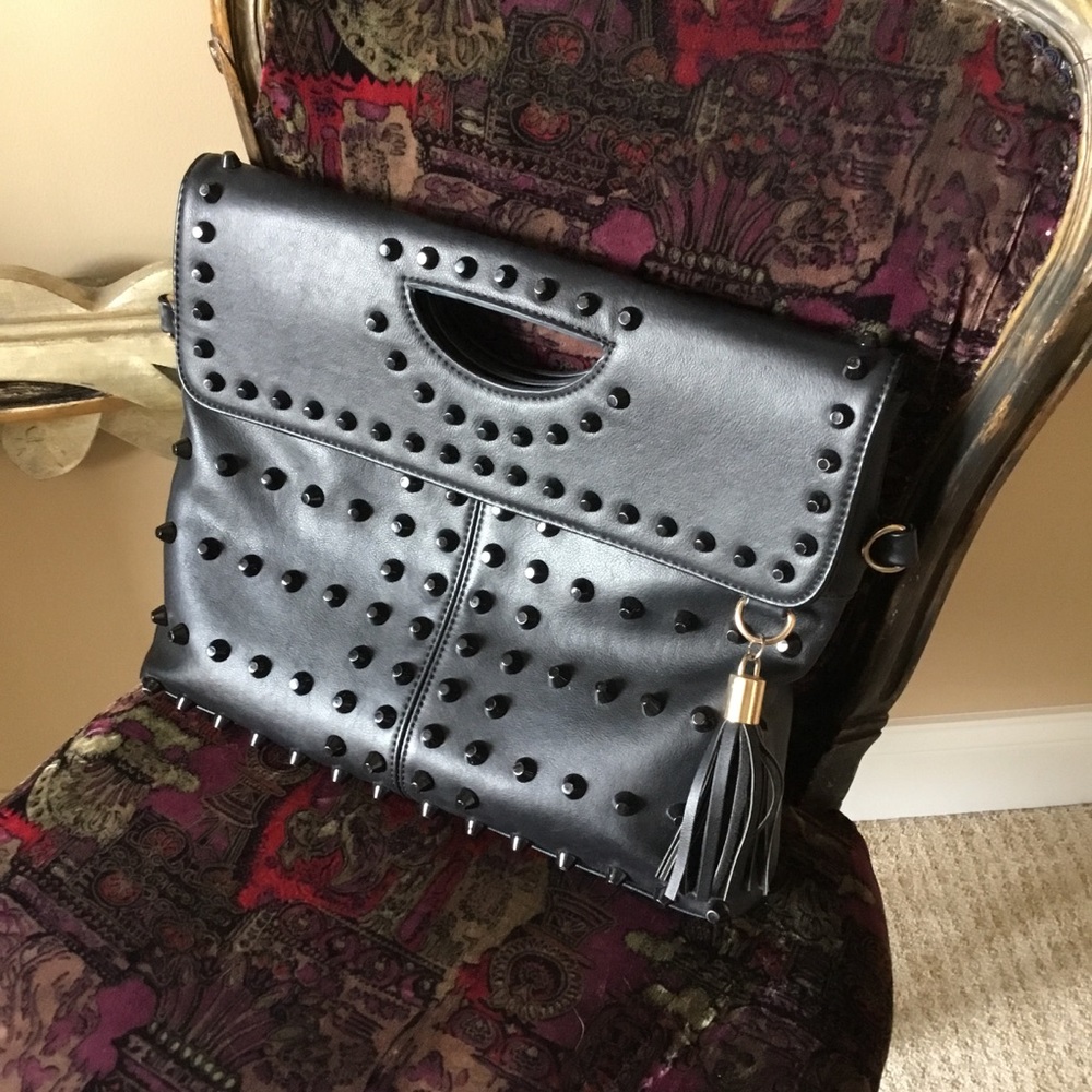 Studded purse